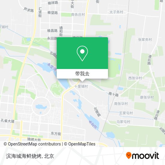 滨海城海鲜烧烤地图