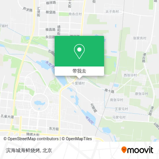 滨海城海鲜烧烤地图