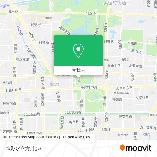 炫彩水立方地图