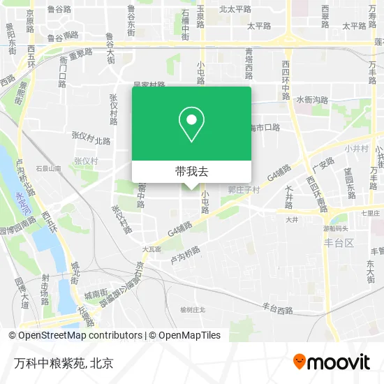万科中粮紫苑地图