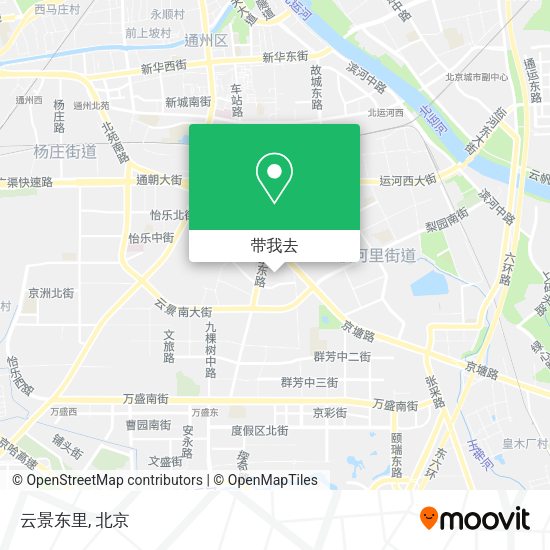 云景东里地图
