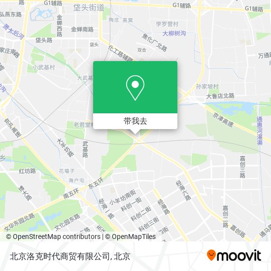 北京洛克时代商贸有限公司地图