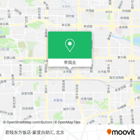 君颐东方饭店-蒙度自助汇地图