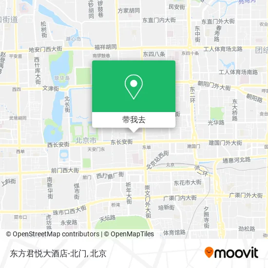 东方君悦大酒店-北门地图