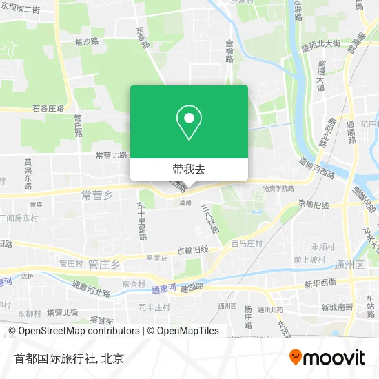 首都国际旅行社地图