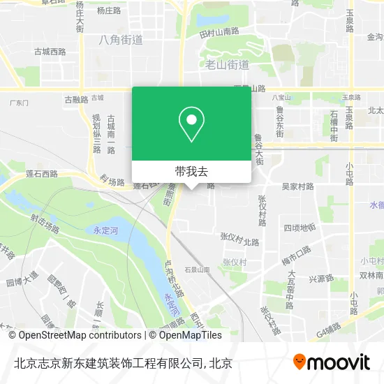 北京志京新东建筑装饰工程有限公司地图