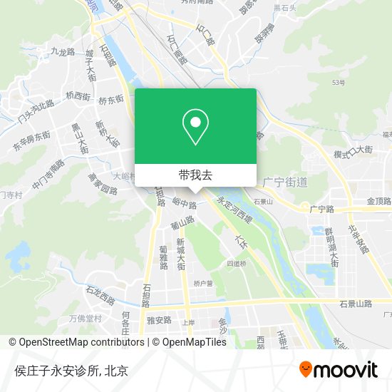 侯庄子永安诊所地图