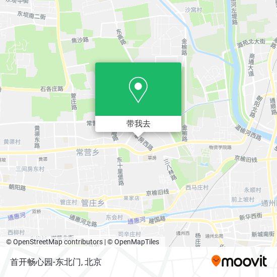 首开畅心园-东北门地图