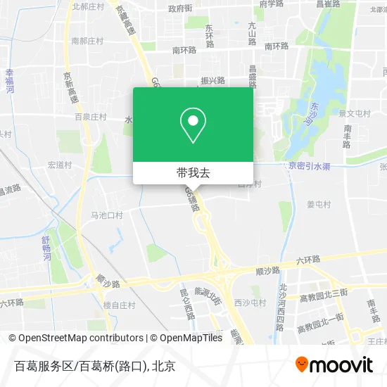 百葛服务区/百葛桥(路口)地图
