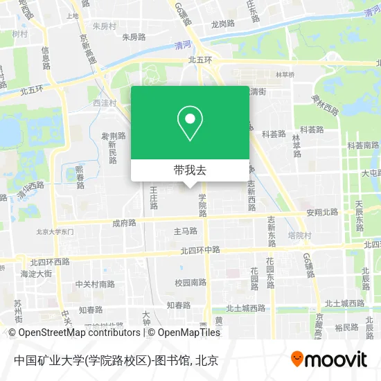 中国矿业大学(学院路校区)-图书馆地图