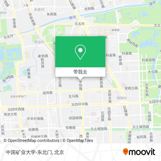 中国矿业大学-东北门地图