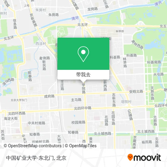 中国矿业大学-东北门地图