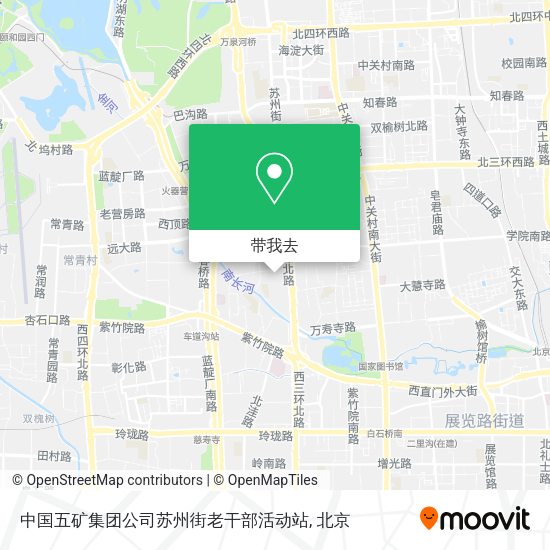 中国五矿集团公司苏州街老干部活动站地图