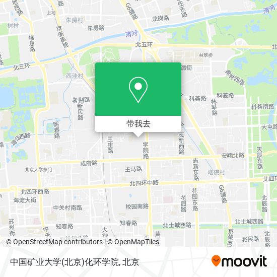 中国矿业大学(北京)化环学院地图