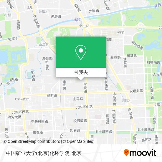 中国矿业大学(北京)化环学院地图