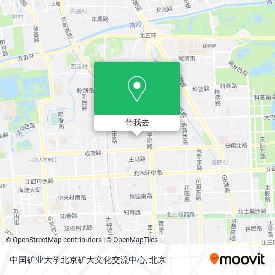 中国矿业大学北京矿大文化交流中心地图
