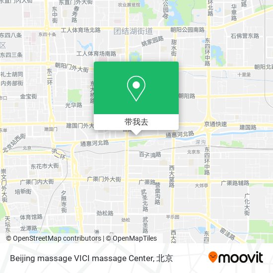 Beijing massage VICI massage Center地图