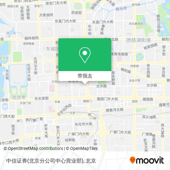 中信证券(北京分公司中心营业部)地图