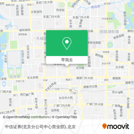 中信证券(北京分公司中心营业部)地图