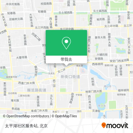 太平湖社区服务站地图