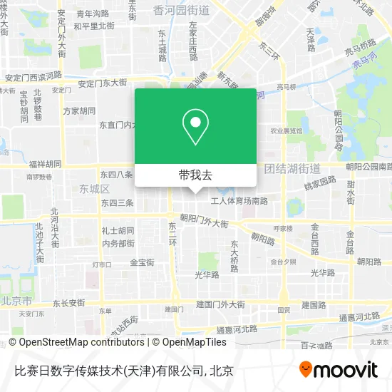比赛日数字传媒技术(天津)有限公司地图