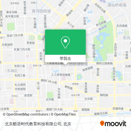 北京酷语时代教育科技有限公司地图