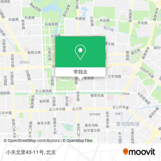 小关北里43-11号地图