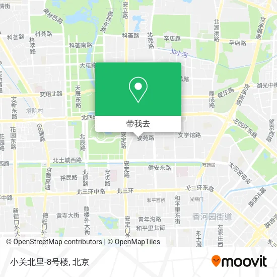 小关北里-8号楼地图