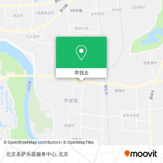 北京圣萨乐器服务中心地图