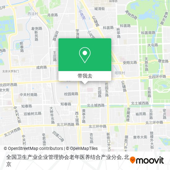 全国卫生产业企业管理协会老年医养结合产业分会地图