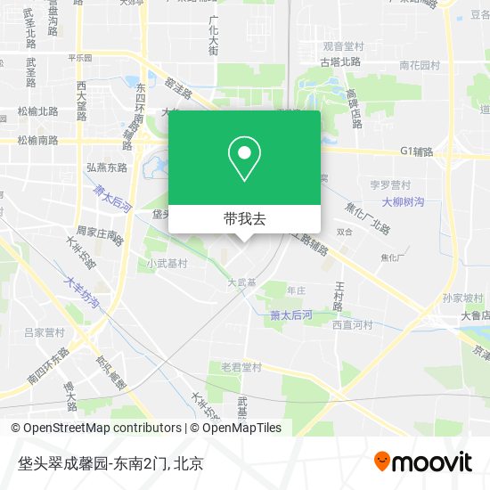 垡头翠成馨园-东南2门地图