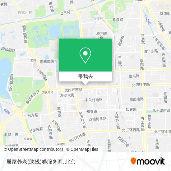 居家养老(助残)券服务商地图