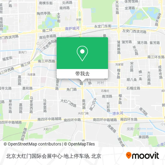 北京大红门国际会展中心-地上停车场地图