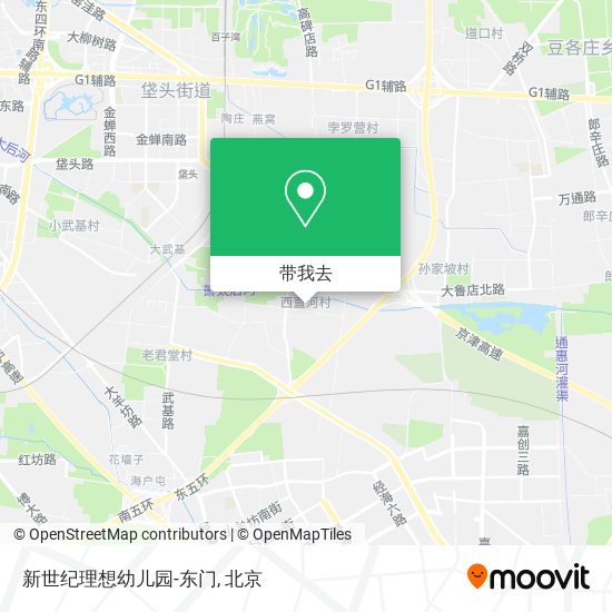 新世纪理想幼儿园-东门地图