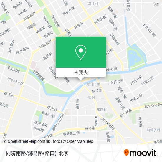 同济南路/漷马路(路口)地图