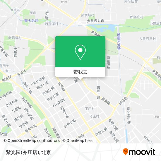 紫光园(亦庄店)地图