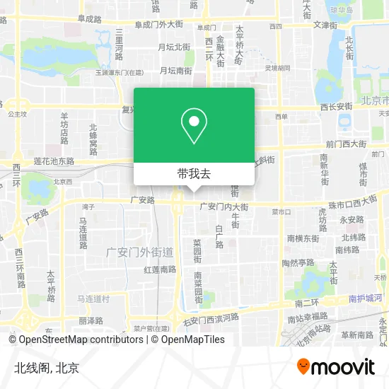 北线阁地图
