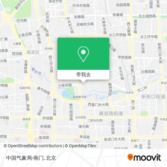 中国气象局-南门地图