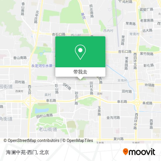 海澜中苑-西门地图