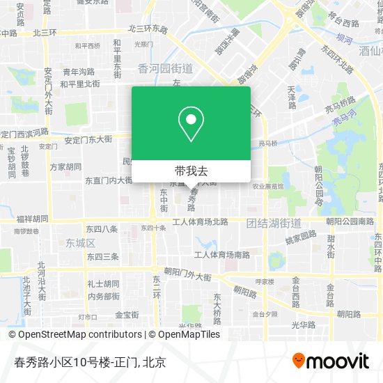 春秀路小区10号楼-正门地图