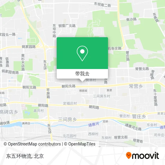 东五环物流地图