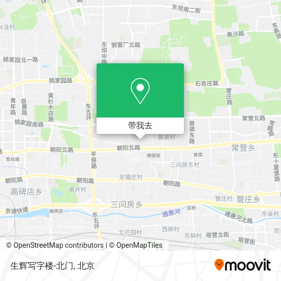 生辉写字楼-北门地图