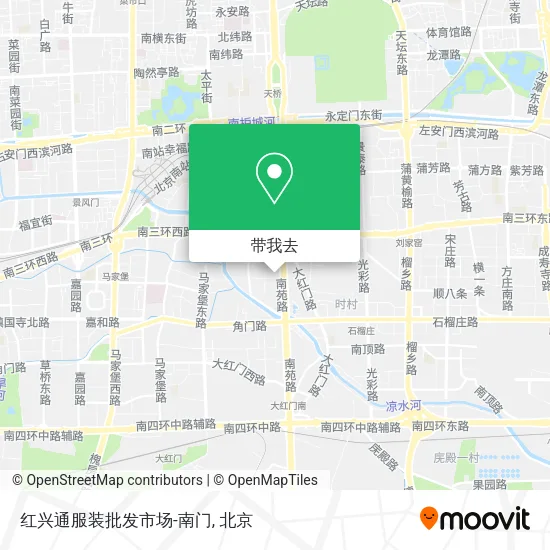 红兴通服装批发市场-南门地图