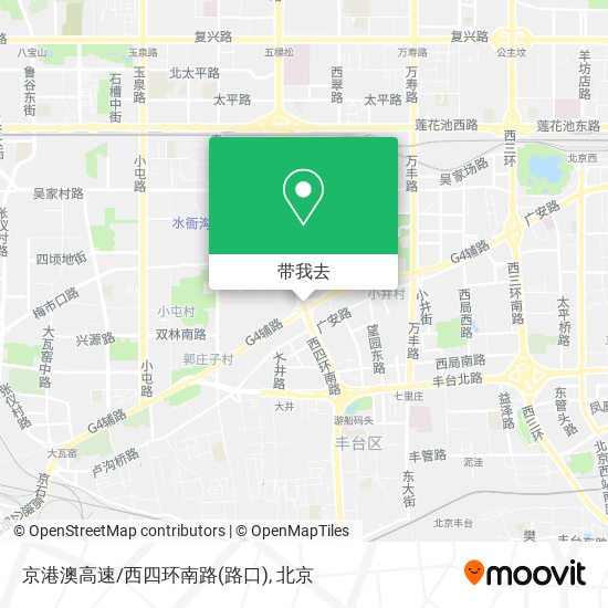 京港澳高速/西四环南路(路口)地图