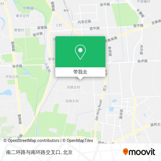 南二环路与南环路交叉口地图