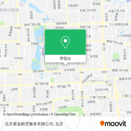 北京紫金航空服务有限公司地图