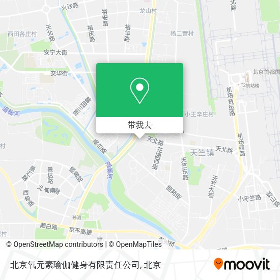 北京氧元素瑜伽健身有限责任公司地图