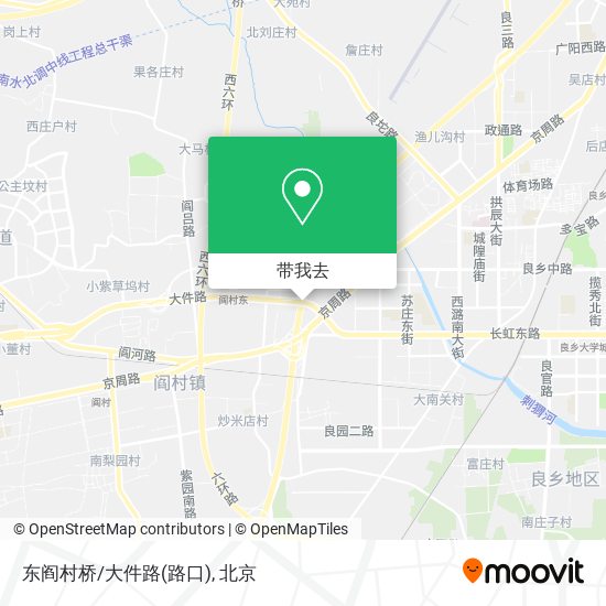 东阎村桥/大件路(路口)地图