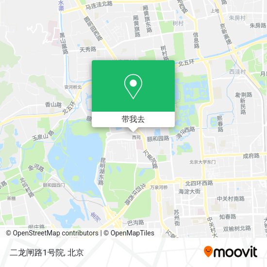 二龙闸路1号院地图