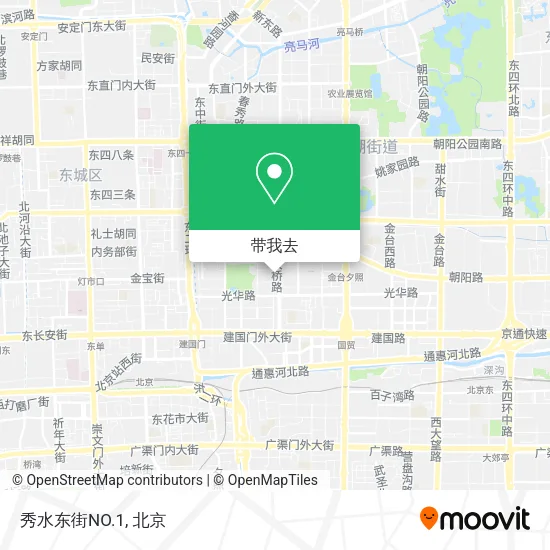 秀水东街NO.1地图